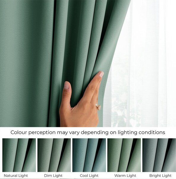 Svetlozelený dimout záves 140x245 cm Kierra – Restilo