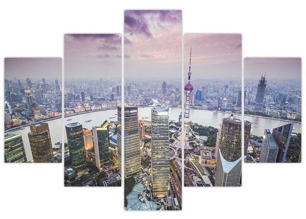 Obraz - Shanghai, Čína (150x105 cm)