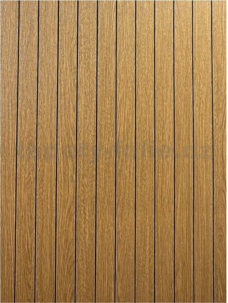 Samolepiace lamely na stenu TPW0508979, cena za kus, rozmer 280 cm x 60 cm, tmavo hnedé, IMPOL TRADE