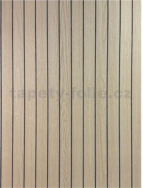 Samolepiace lamely na stenu TPW3971702, cena za kus, rozmer 280 cm x 60 cm, svetlo hnedé, IMPOL TRADE