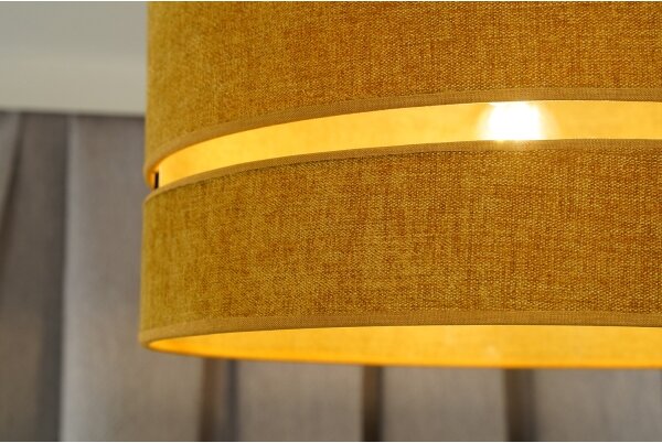 Duolla - Prisadený luster DOUBLE 1xE27/15W/230V pr. 40 cm oranžová