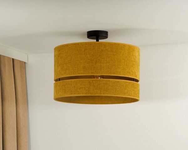 Duolla - Prisadený luster DOUBLE 1xE27/15W/230V pr. 40 cm oranžová