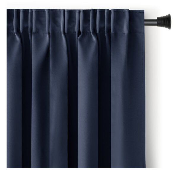 Tmavomodrý dimout záves 140x245 cm Kierra – Restilo