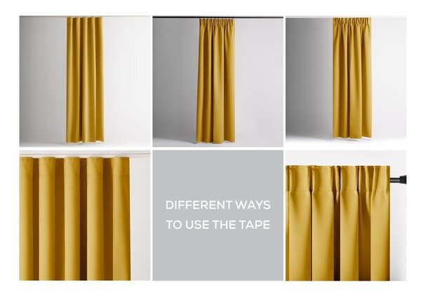 Žltý dimout záves 140x270 cm Kierra – Restilo