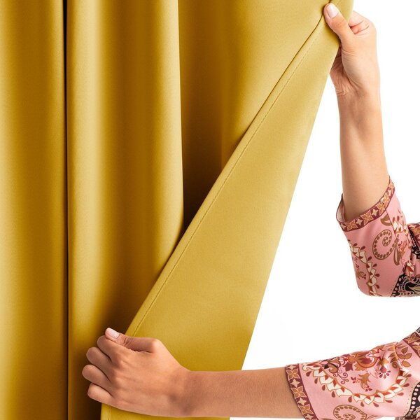 Žltý dimout záves 140x270 cm Kierra – Restilo