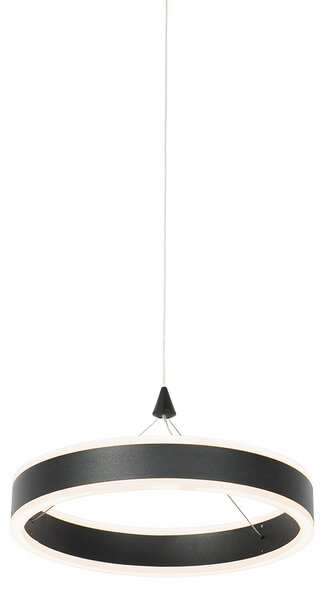 Závesné svietidlo čierne 30 cm vrátane LED 3-stupňovo stmievateľné - Lyani