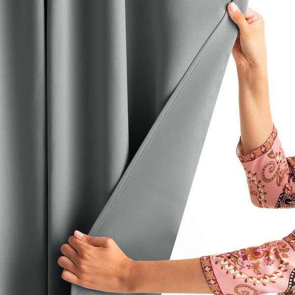 Sivý dimout záves 140x245 cm Kierra – Restilo