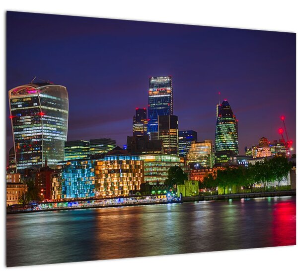 Obraz - Večerný Londýn (70x50 cm)