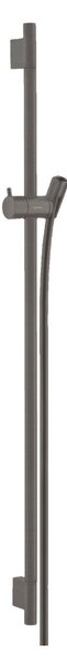 Hansgrohe Unica - S Puro sprchová tyč 90 cm so sprchovou hadicou, kartáčovaný čierny chróm 28631340