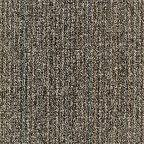 Tapibel , Kobercový štvorec Coral Lines 60309-50 hnedo-šedý 50 x 50 cm, chodba / predsieň