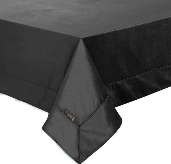 OBRUS VELVET 145X180 CM ČIERNY