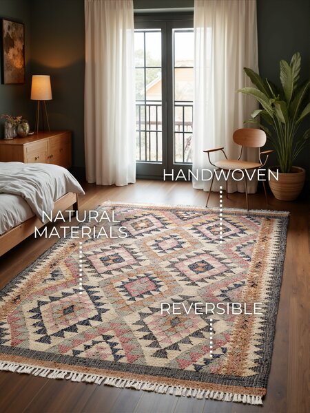 ELLE Decoration, Kusový koberec Parsa 106260 Cream/Multi z kolekcie Elle, 120x170, viacfarebná, kuchyňa