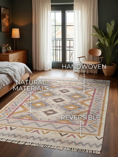 ELLE Decoration, Kusový koberec Imani 106261 Cream/Multi z kolekcie Elle, 80x150, viacfarebná, kuchyňa