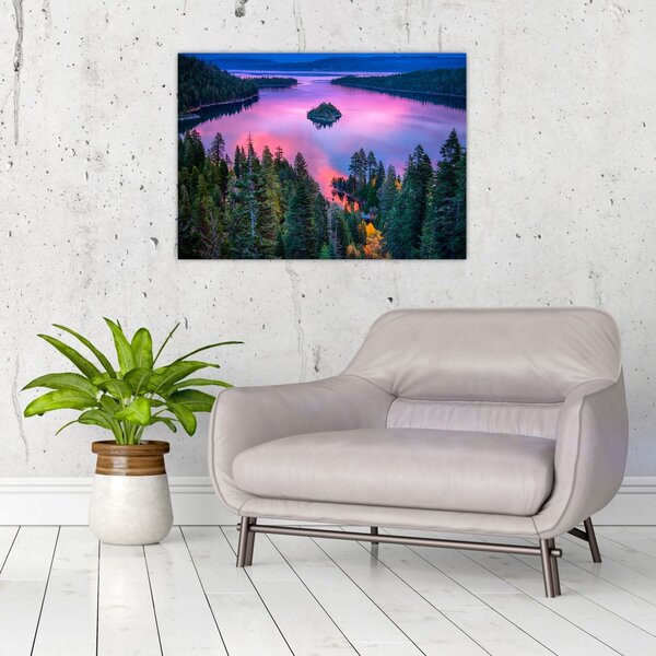 Obraz - Jazero Tahoe, Sierra Nevada, Kalifornia, USA (70x50 cm)