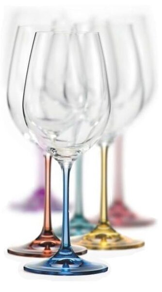 Bohemia Crystal poháre na biele víno Spectrum 350 ml (set po 6 ks)