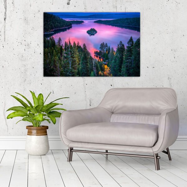 Obraz - Jazero Tahoe, Sierra Nevada, Kalifornia, USA (90x60 cm)
