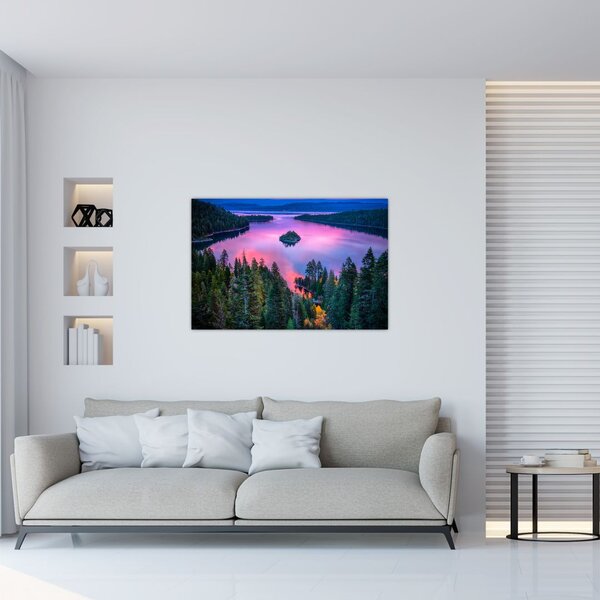Obraz - Jazero Tahoe, Sierra Nevada, Kalifornia, USA (90x60 cm)