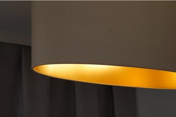 Duolla - Luster na lanku OVAL VEGAN 1xE27/15W/230V krémová