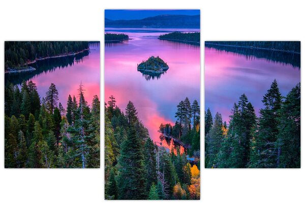 Obraz - Jazero Tahoe, Sierra Nevada, Kalifornia, USA (90x60 cm)