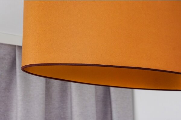 Duolla - Luster na lanku OVAL VEGAN 1xE27/15W/230V hnedá