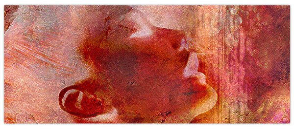 Obraz - Profil ženskej tváre (120x50 cm)
