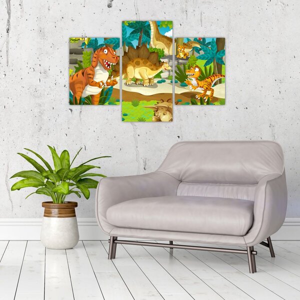 Obraz - Dinosauria (90x60 cm)