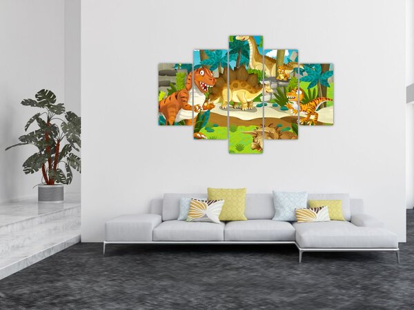 Obraz - Dinosauria (150x105 cm)