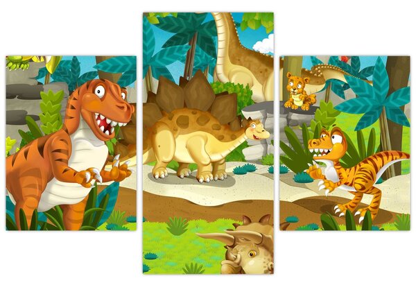 Obraz - Dinosauria (90x60 cm)