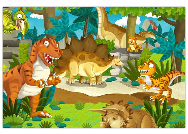 Obraz - Dinosauria (90x60 cm)