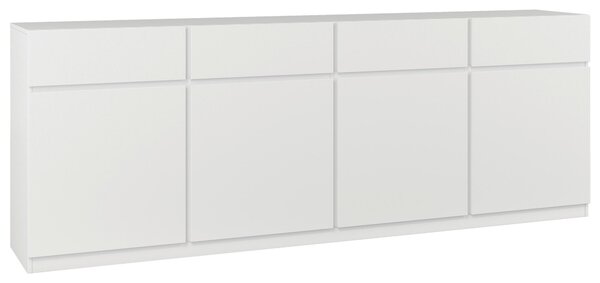 ŠIROKÁ KOMODA, biela, 224,8/82,4/40 cm MID.YOU - Online Only drobný nábytok, Online Only