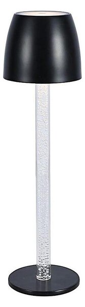 LED stmievateľná nabíjacia stolná lampa LED/3W/5V 3000K čierna
