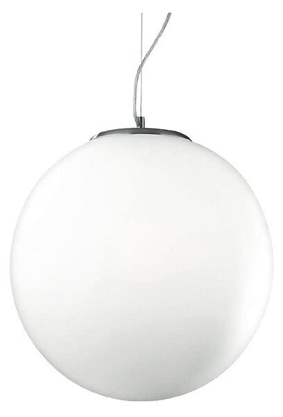 Ideal Lux - Závesný luster na lanku MAPA 1xE27/42W/230V priemer 40 cm biely