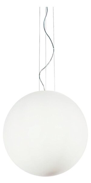 Ideal Lux - Závesný luster na lankách MAPA 1xE27/42W/230V pr. 50 cm biela