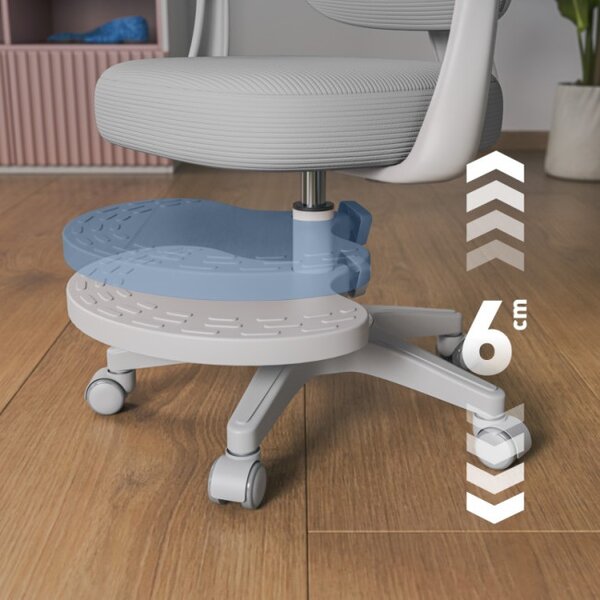 Detská otočná stolička Mark Adler Junior 4.4 Grey