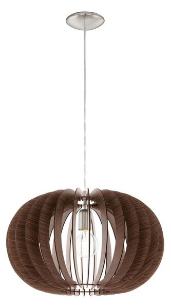Eglo 95025 - Luster na lanku STELLATO 1xE27/60W/230V hnedá