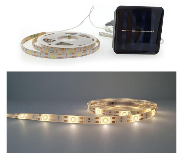 LED Solárny pásik LED/1,2V 5 m 80 mAh IP44