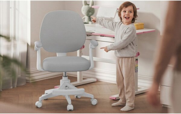Detská otočná stolička Mark Adler Junior 3.1 Grey