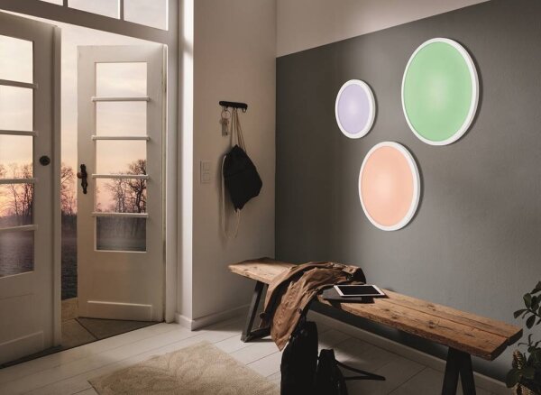Eglo 97958 - LED RGBW Stropné svietidlo SARSINA-C LED/16W/230V + diaľkové ovládanie