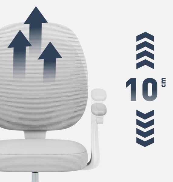 Detská otočná stolička Mark Adler Junior 3.1 Grey