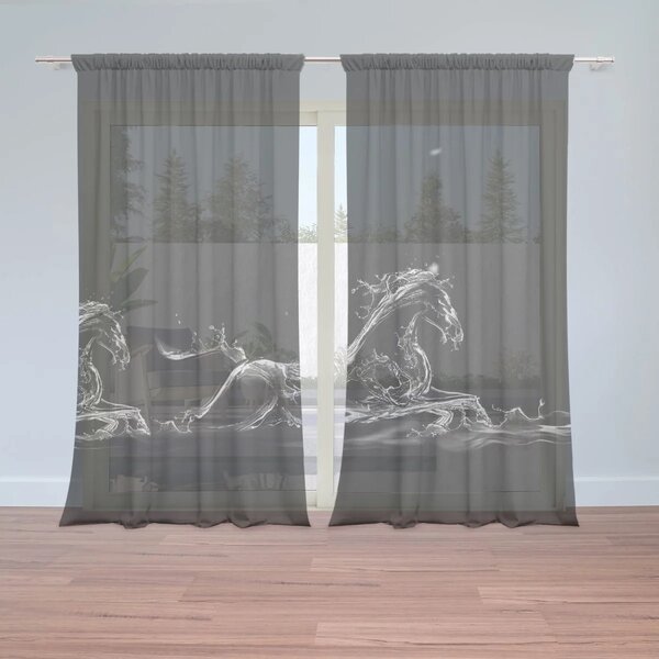 Sablio Záclony Vodný kôň: 2ks 150x250cm
