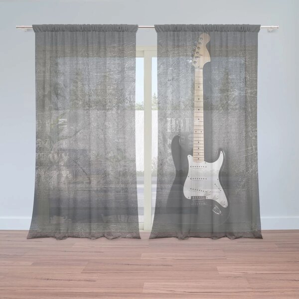 Sablio Záclony Gitara: 2ks 150x250cm