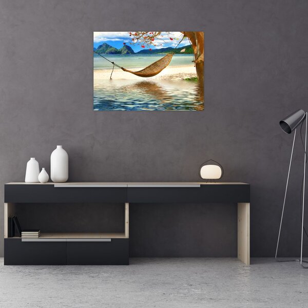 Obraz - Relax na pláži (70x50 cm)