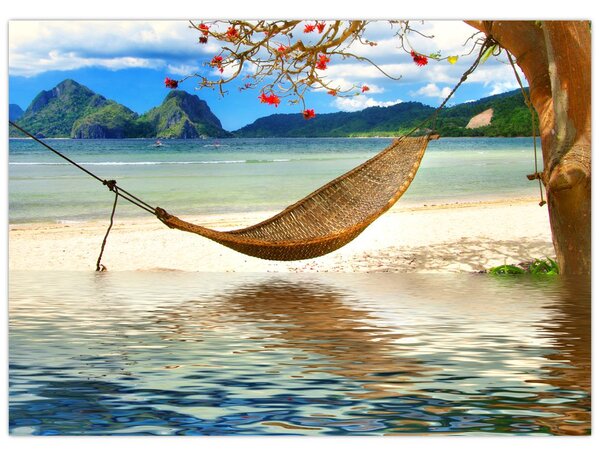 Obraz - Relax na pláži (70x50 cm)