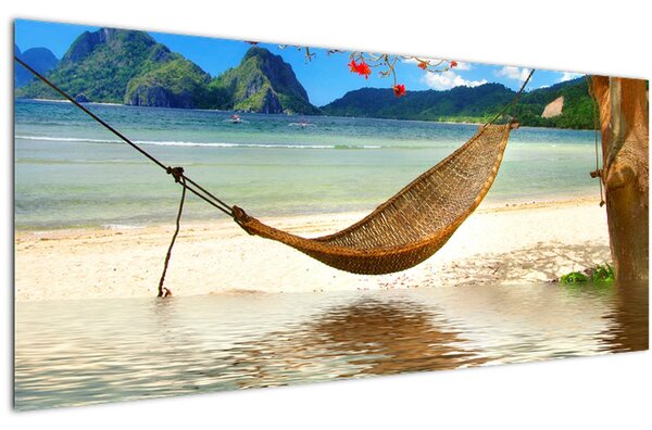 Obraz - Relax na pláži (120x50 cm)