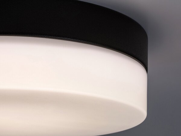 Rabalux 75025-LED Kúpeľňové stropné svietidlo GAELO LED/15W/230V pr. 23 cm čierna