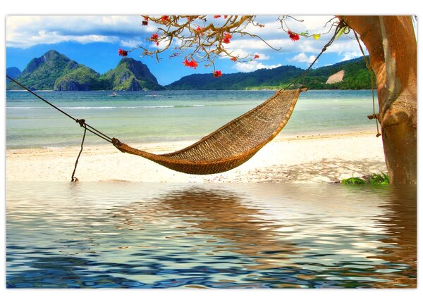 Obraz - Relax na pláži (90x60 cm)