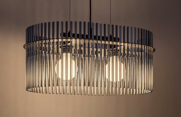 Rabalux 72262 - Luster na lanku INESA 2xE27/40W/230V