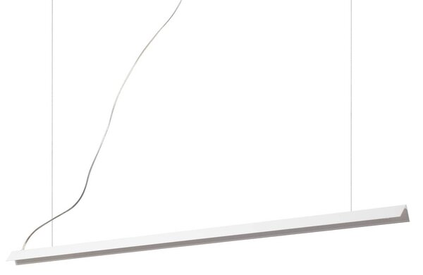 Závesné svietidlo Ideal Lux LED V-Line, biele