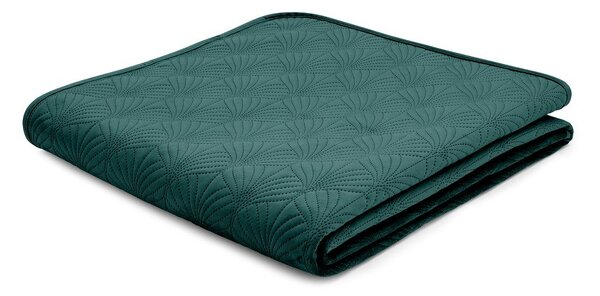 Zelený prešívaný pléd 220x230 cm Art Deco Pearl – Catherine Lansfield