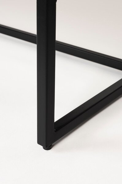 Hnedá nízka komoda z tíkového dreva 135x82 cm Webster – White Label